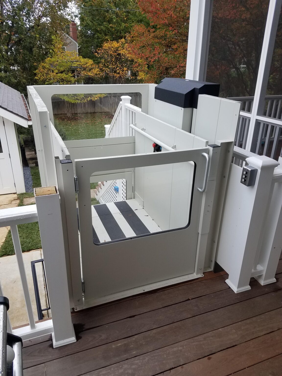 Vertical Platform Lift Staying Home