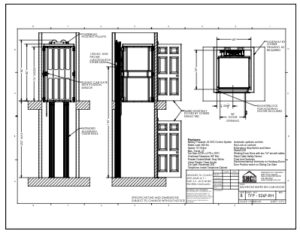 TYP-EZ6F-RH - Hoistway Front Entry Right Gate slide