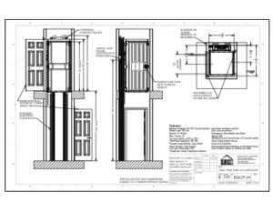 TYP-EZ6P-RH – Hoistway Straight Thru Right Gate slide
