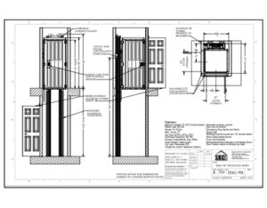 TYP-EZ6C-90L – Hoistway 90 degree Entry Left - Compact
