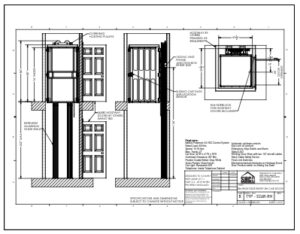TYP-EZ6R-RH – Hoistway Right Entry Right Gate slide