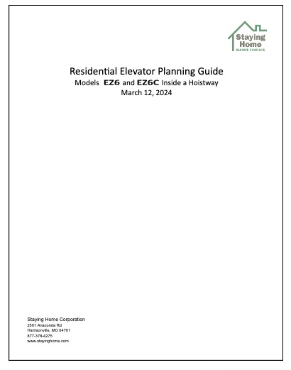 Residential Elevator Planning Guide for EZ6